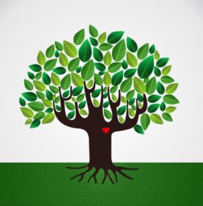 EFTs Tapping on the tree roots - representing core issues - gains more emotional freedom, more quickly